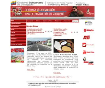 Misionribas.gov.ve(Misión) Screenshot