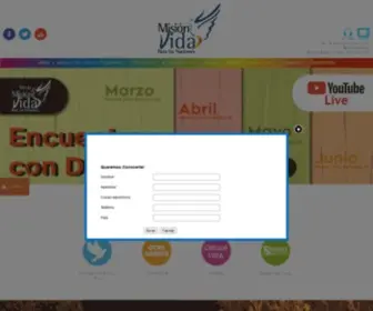 Misionvida.org(Misión) Screenshot
