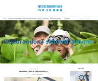Misistemainmune.es(Blog sobre el sistema inmunológico) Screenshot