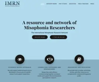 Misophonia-Research.com(Front Page) Screenshot