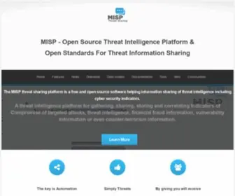 Misp-Project.org(MISP) Screenshot