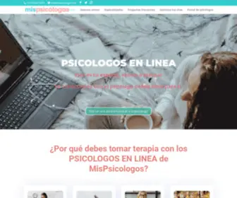 Mispsicologos.com(Seleccionamos los mejores psicólogos en línea) Screenshot