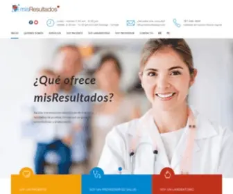 Misresultados.com(Inicio) Screenshot