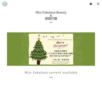 Miss-Fabulous.com(Miss Fabulous Main Page) Screenshot