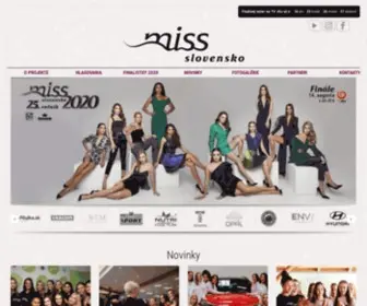 Miss-Slovensko.sk(Miss Slovensko 2023) Screenshot