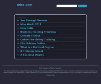 Miss.com(优名网62.com) Screenshot