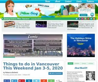 Miss604.com(Vancouver blog about events and lifestyle. Miss604) Screenshot