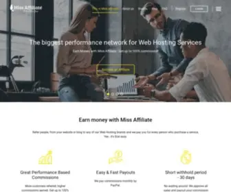 Missaffiliate.se(Miss affiliate) Screenshot