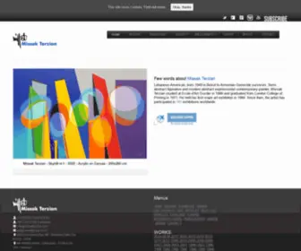 Missakterzian.com(Missak Terzian) Screenshot