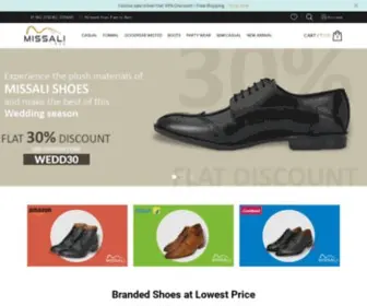 Missalishoes.com(Buy Shoes Online) Screenshot