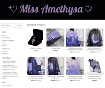 Missamethysa.com(Miss Amethysa) Screenshot