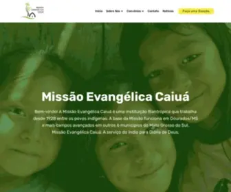 Missaocaiua.org.br(Missao Caiua) Screenshot