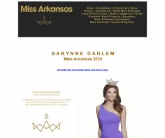 Missarkansas.org(Darynne Dahlem) Screenshot