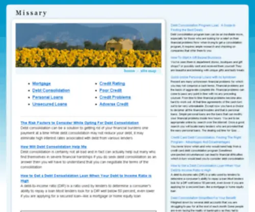 Missary.com(Missary) Screenshot