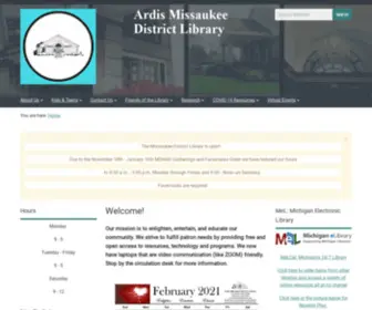 Missaukeelibrary.org(Our mission) Screenshot