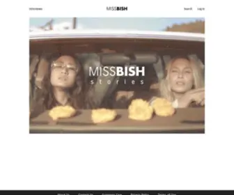 Missbish.com(Women's Fashion Magazine & Online Store) Screenshot