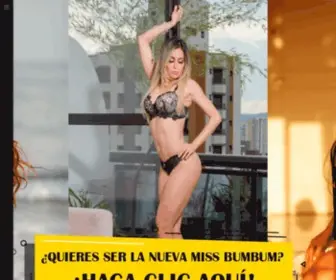 Missbumbumbrasil.com.br(Miss Bumbum BrasilVenha Conquistar o mundo Conosco) Screenshot