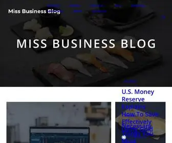 Missbusinessblog.com(Miss Business Blog On Business) Screenshot