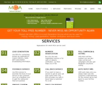 Misscallalert.in(Missed Call Alert Service) Screenshot