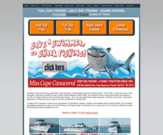 Misscape.com(Deep Sea Saltwater Fishing Charters Port Canaveral) Screenshot