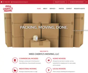 Misscherylsmoving.com(Full-Service Moving Company in Boston Area) Screenshot