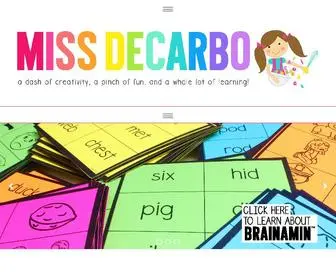 Missdecarbo.com(Miss DeCarbo) Screenshot