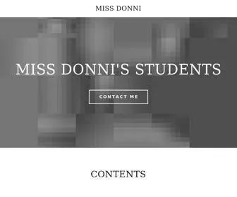 Missdonni.com(Miss Donni) Screenshot