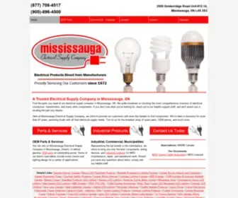 Misselec.ca(Mississauga Electrical Supply Company) Screenshot