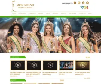 Missgrandinternational.com(Miss Grand International (MGI)) Screenshot