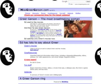 Missgreergarson.com(Everything About Greer Garson) Screenshot