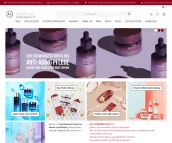 Missha-Deutschland.de(Koreanische Hautpflege und Kosmetik) Screenshot