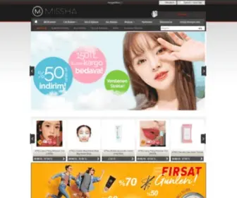 Missha.com.tr(Türkiye) Screenshot