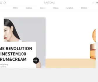 Missha.net(MISSHA Global Official) Screenshot