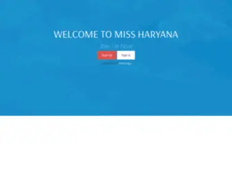 Missharyana.com(Miss Haryana) Screenshot