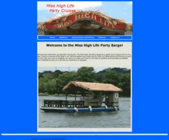 Misshighlife.com(Lake Austin Party Boats) Screenshot