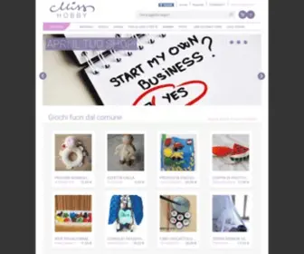 Misshobby.com(Il sito dove comprare e vendere oggetti fatti a mano) Screenshot