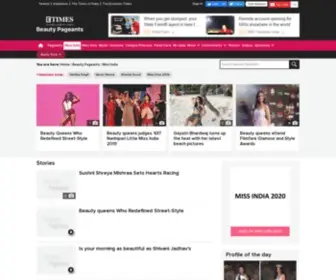 Missindia.com(Miss India News) Screenshot