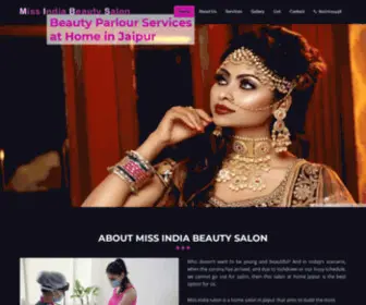 Missindiasalon.com(Beauty Services) Screenshot