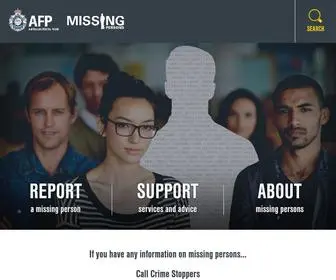 Missingpersons.gov.au(Missingpersons) Screenshot