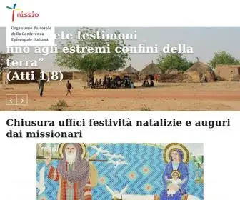 Missioitalia.it(Fondazione Missio Fondazione Missio) Screenshot