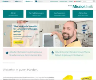 Missioklinik.de(Willkommen) Screenshot