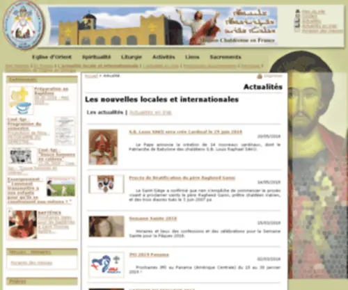 Mission-Chaldeenne.org(Chaldéenne) Screenshot