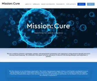 Mission-Cure.org(Mission) Screenshot