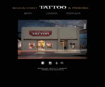 Mission-Street-Tattoo.com(Tattoo) Screenshot