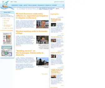 Mission2005.org(The World Mission Conference took place in Athens from 9) Screenshot