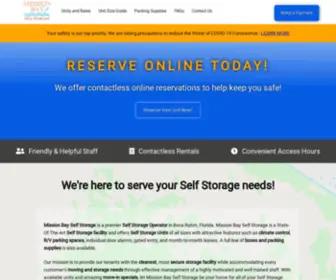 Missionbayselfstorage.com(Premier Self Storage Solutions Provider) Screenshot