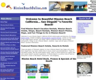 Missionbeachonline.com(Mission beach) Screenshot