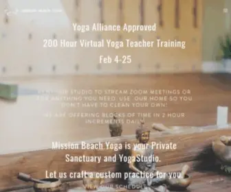 Missionbeachyoga.org(Mission Beach Yoga) Screenshot