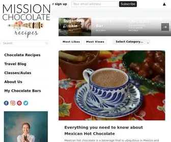 Missionchocolaterecipes.com(Mission Chocolate Recipes) Screenshot