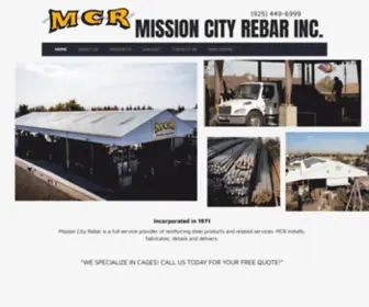 Missioncityrebar.com(Mission City Rebar Inc) Screenshot